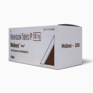 Mebex 100mg Tablets – Medication for Intestinal Worm Infections