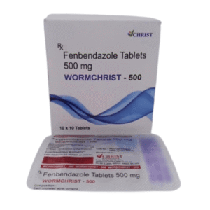 Fenbendazole 500 mg capsules for parasite treatment