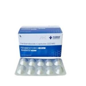 Pure Fenbentoro 222 mg capsules for parasite and worm treatment