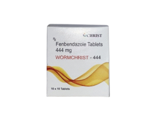 Wormchrist 444mg Fenbendazole Capsules for Parasite Treatment