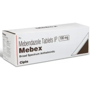 Buy Mebex 100 mg Mebendazole Tablet