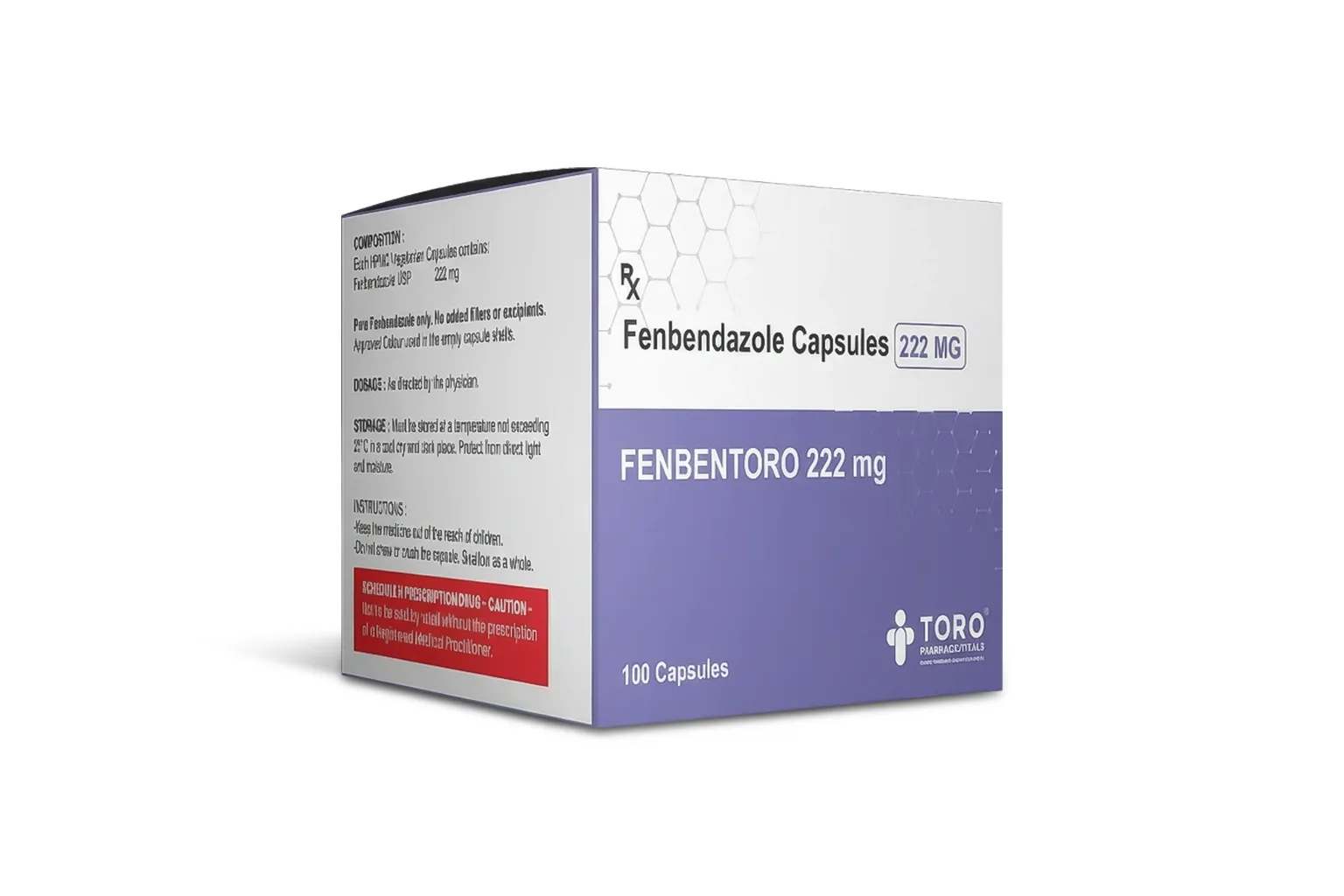 Pure Fenbentoro Capsules 222 mg Fenbendazole Online in USA