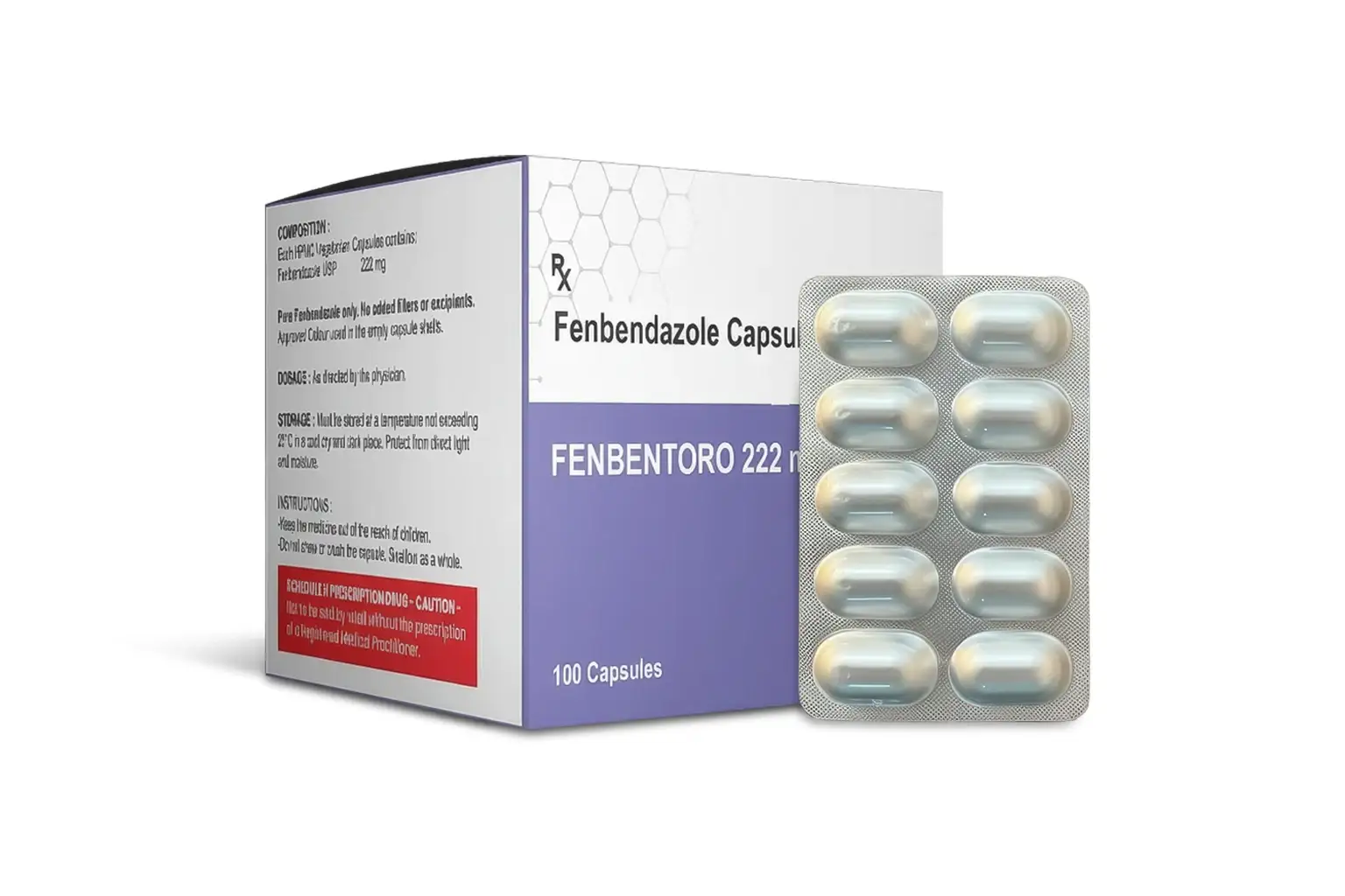 Pure Fenbentoro capsules 222 mg - Image 3
