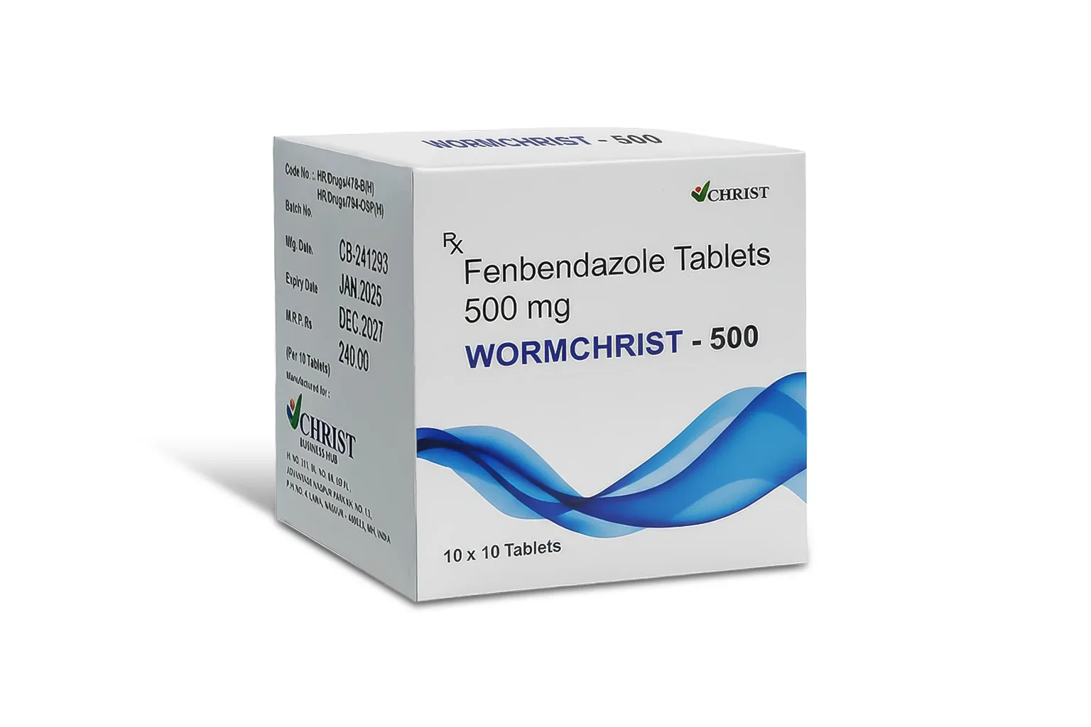 Buy wormchrist 500 mg Fenbendazole Tablets Online in USA