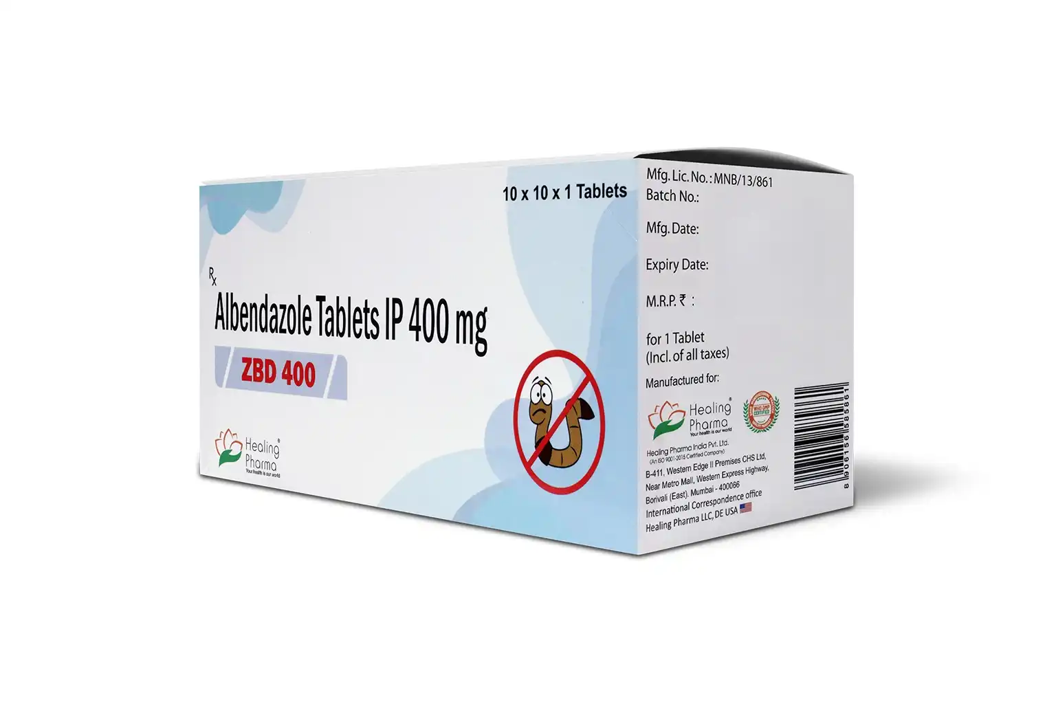 Buy ZBD 400 mg (Albendazole Tablets) Online in USA
