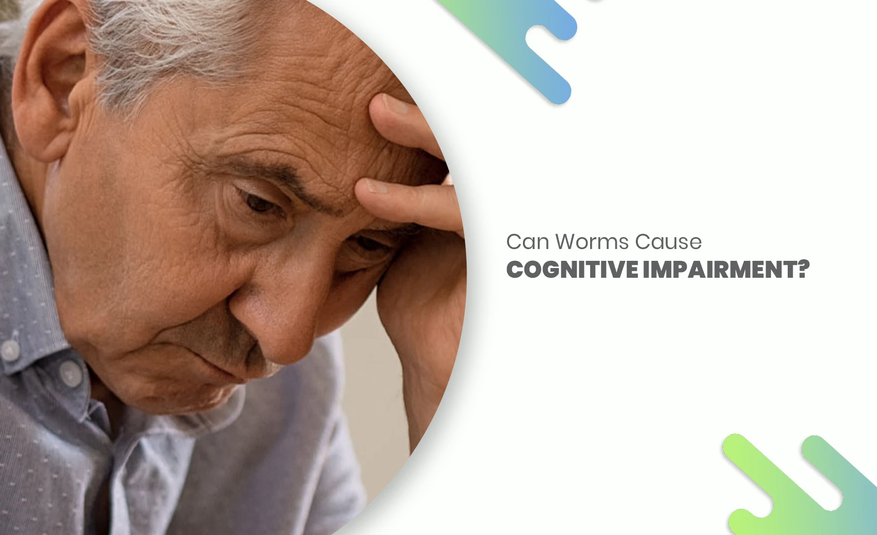 Can worms cause cognitive impairment – parasitic worms affecting brain function