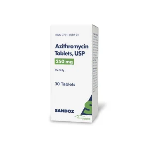 Azithromycin 250 mg Tablets (Sandoz)