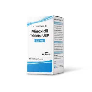 Minoxidil Tablets 2.5mg by Actavis 100 Count (Rx)