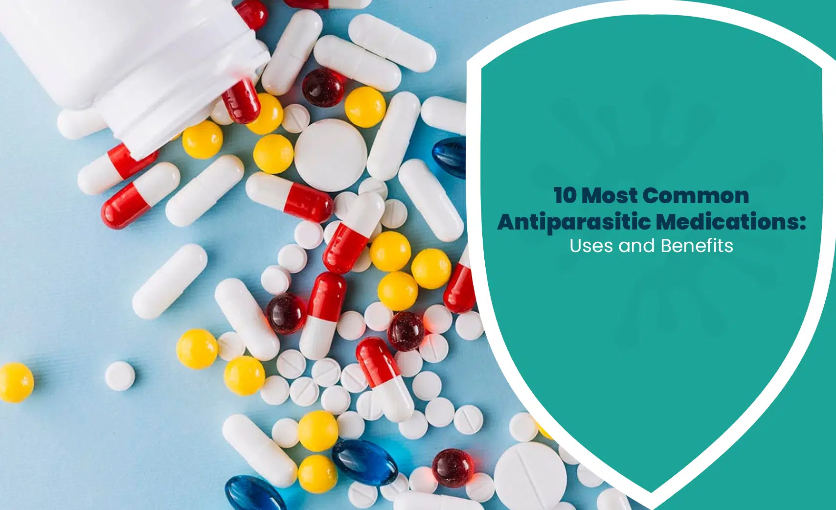 Antiparasitic medications and tablets displayed for antiparasitic medications uses and benefits blog