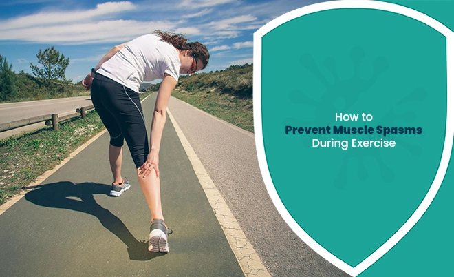 How to prevent muscle spasms during exercise while stretching an affected leg